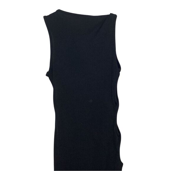 CHRISTOPHER ESBER NWT Size AU 10 US M Black Oblix Maxi Dress Cut Out Rib Knit - Picture 10 of 16